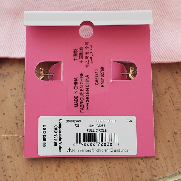 Kate Spade Rose Gold Earrings - Picture 4 of 4